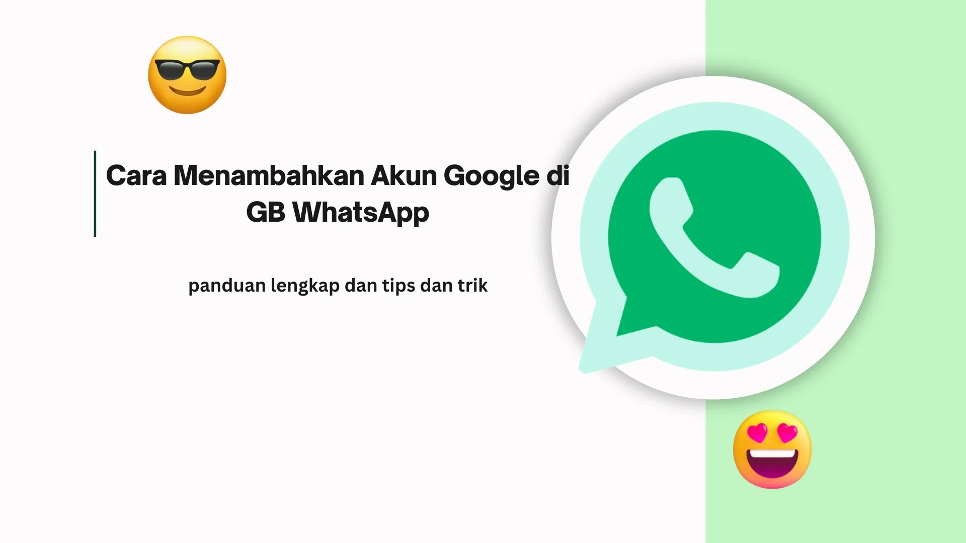 Tambahkan Akun Google di GB WhatsApp