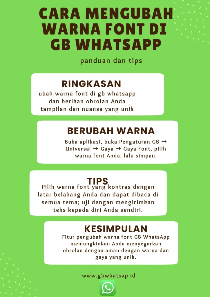 change font color 1 cara mengubah warna font di GB Whatsapp