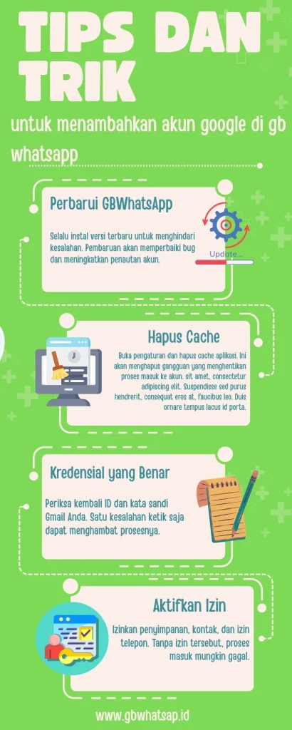 Tambahkan Akun Google di GB WhatsApp
