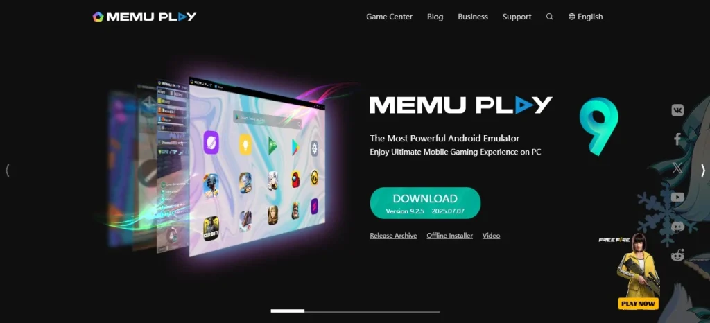 For pc 7 MEMU player