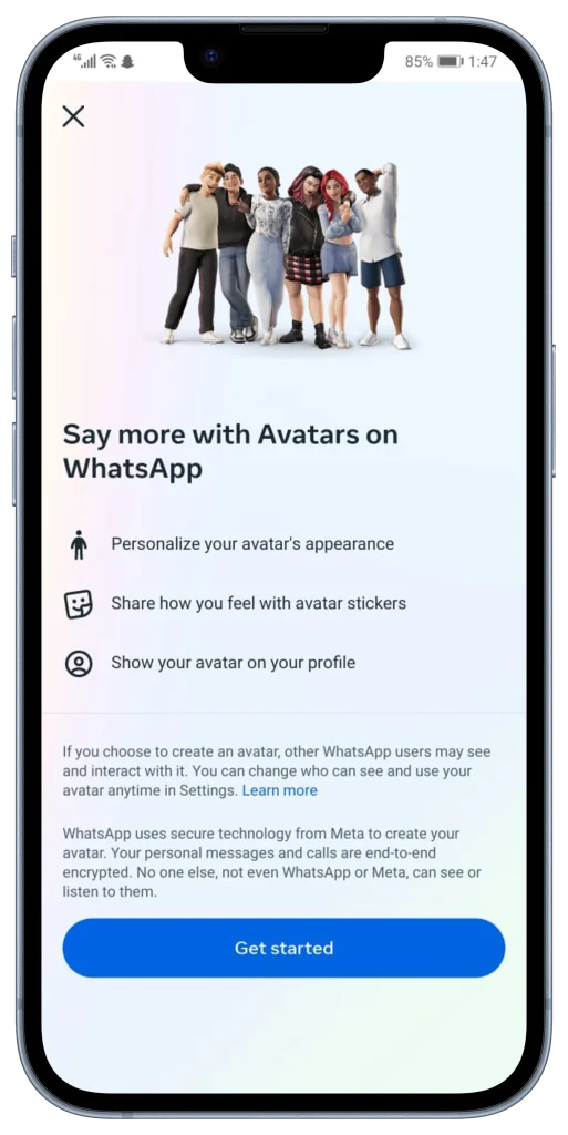 Avatar 1 Avatars on GB Whatsapp