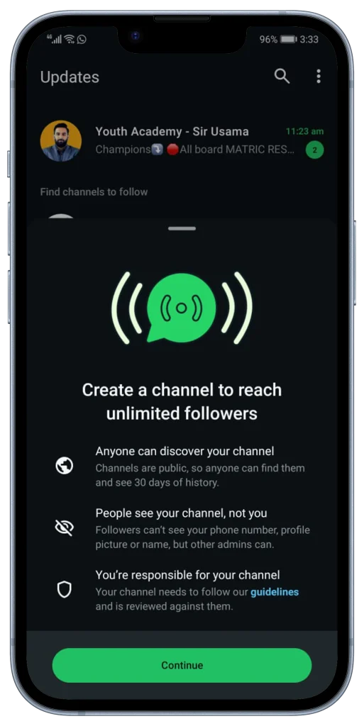 gb whatsapp channel 2 Buat Saluran