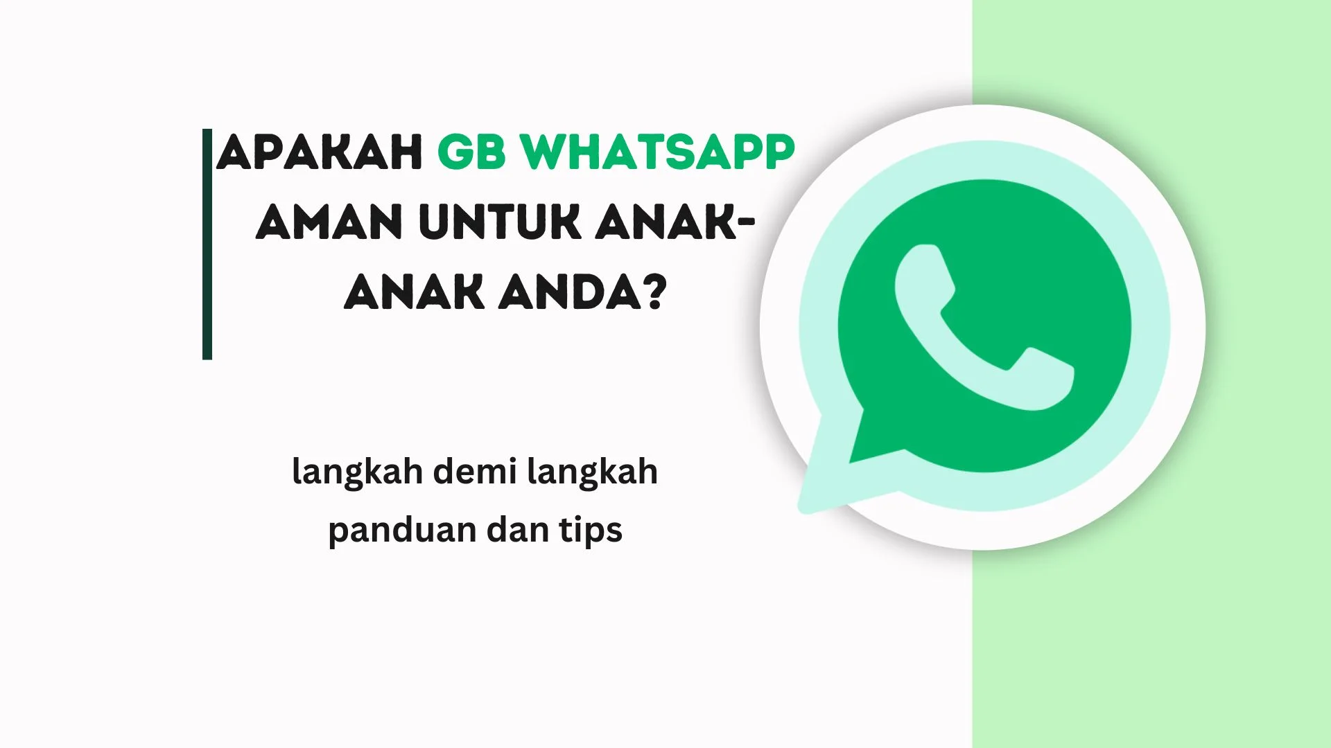 GB WhatsApp untuk anak-anak