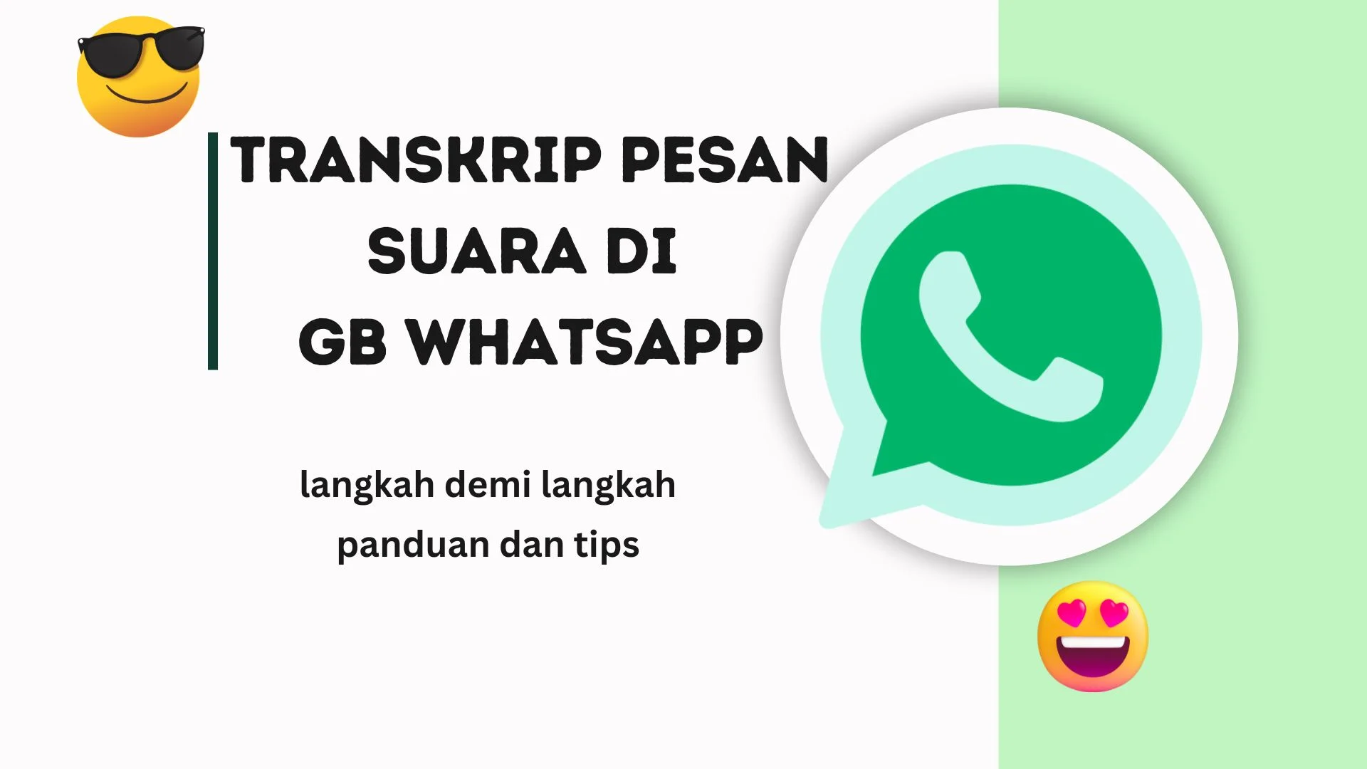 Transkrip pesan suara di GB WhatsApp