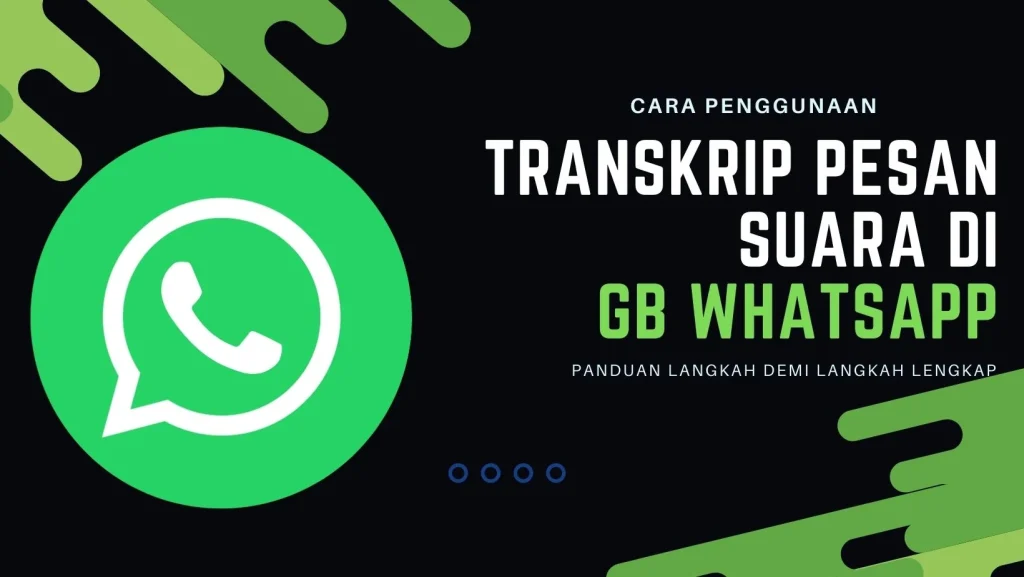 Voice message transcript in GB WhatsApp 1 Transkrip pesan suara di GB WhatsApp